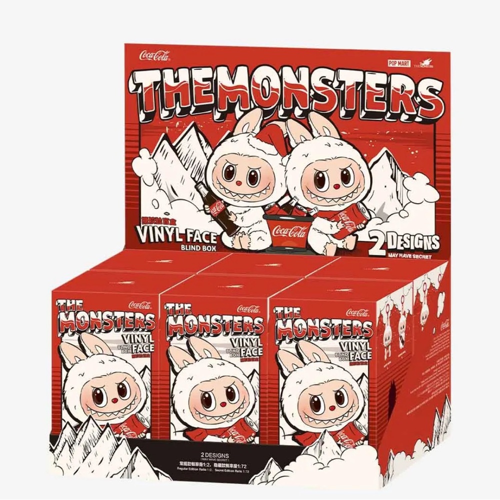 POP MART The Monsters Labubu Coca-Cola Plush Pendant Authentic Sealed BLIND BOX